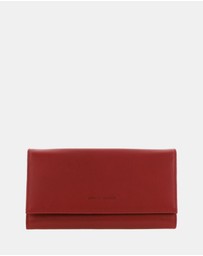 Pierre Cardin - Pierre Cardin Rustic Leather Ladies Wallet