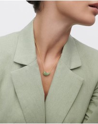 PDPAOLA - Green Aventurine Aura Necklace
