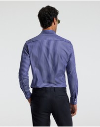 Calibre - Stripe Stretch Shirt Navy