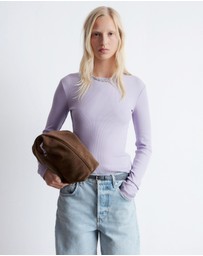 & Other Stories - Ribbed LS Top