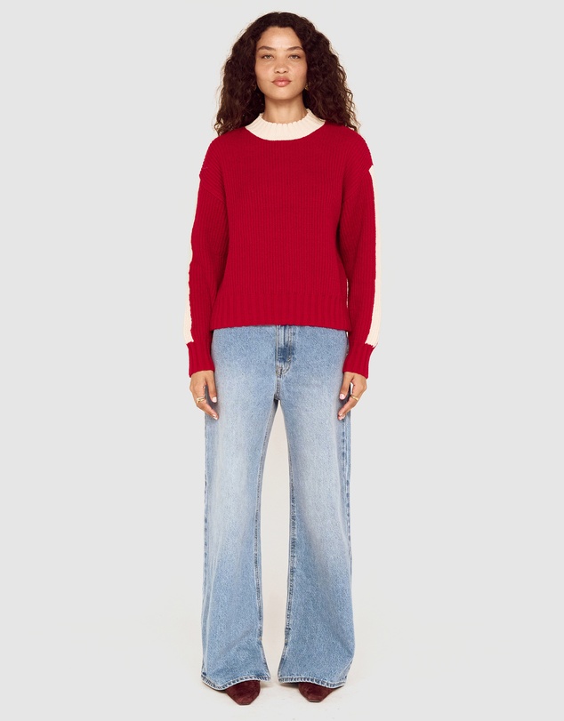 MINKPINK - Tilli Contrast Stripe Knit Jumper