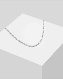 Kuzzoi - ICONIC EXCLUSIVE - Necklace Figaro Basic Trend in 925 Sterling Silver
