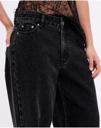 Minima Esenciales - Mid Rise Wide Leg Jeans