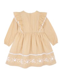 Bebe by Minihaha - Winnie Embroidered Gingham Dress - Kids
