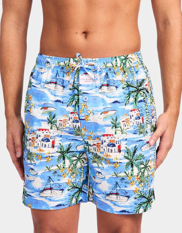 Mitch Dowd - Mitchdowd Italian Riviera Bamboo Sleep Shorts