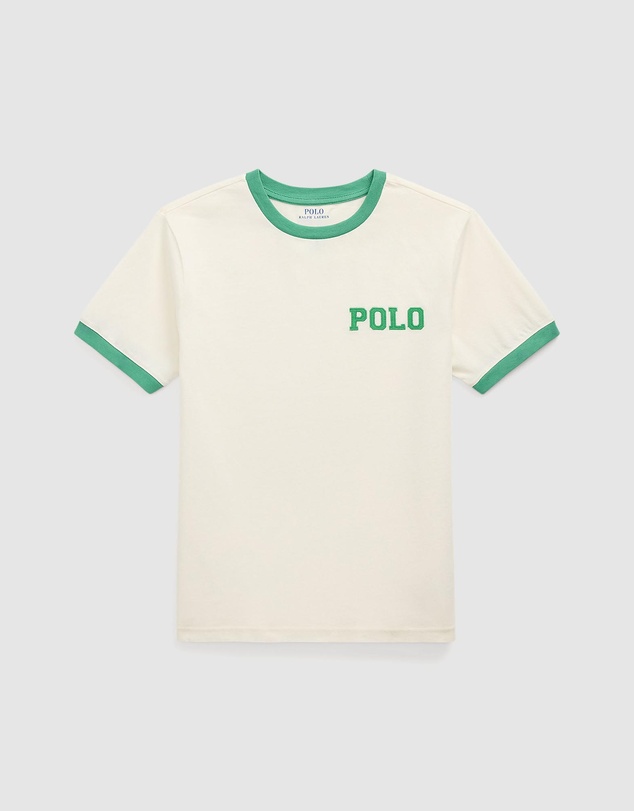 Polo Ralph Lauren - Logo Cotton Jersey Ringer Tee - ICONIC EXCLUSIVE - Teens
