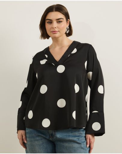 Black & White Polkadot