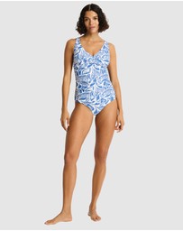 Sea Level Australia - Reef Cross Front Multifit Singlet Top