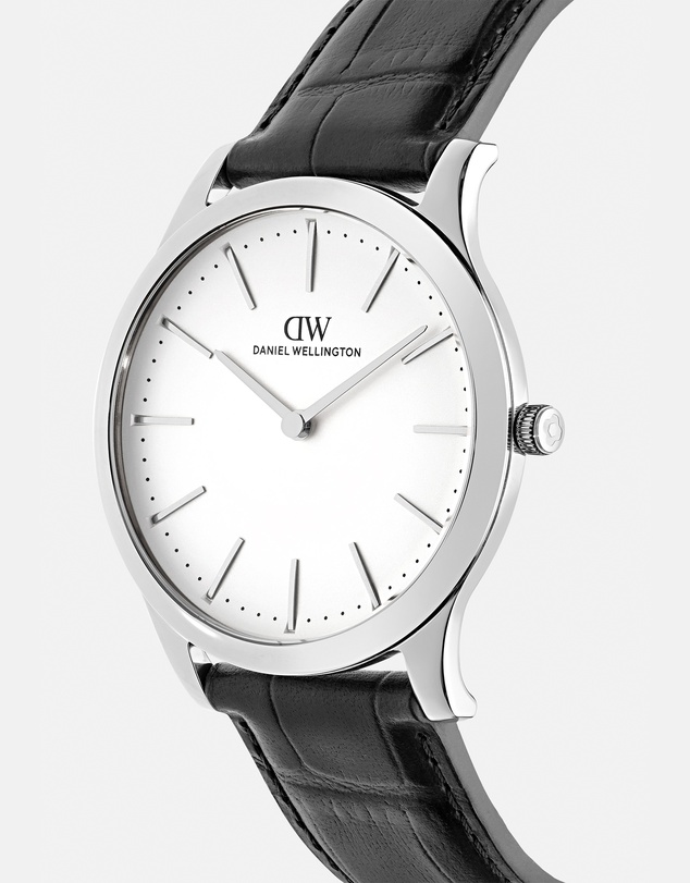 Daniel Wellington - Pathfinder 39mm Black-Croc Frost-White
