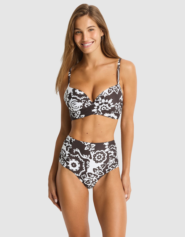 Sea Level Australia - Kastello Cross Front Moulded Underwire Bra