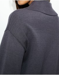 Dazie - Seattle Keyhole Knit Jumper