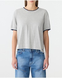 Bassike - Layered Neck T-Shirt