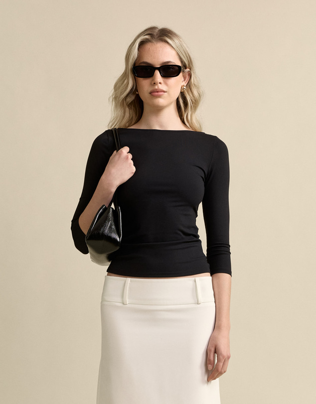 MVN - Three Quarter Sleeve Top