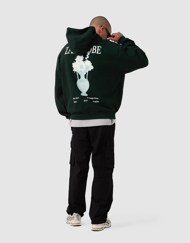 Zanerobe - Ceramic Box Zip Hood Forest