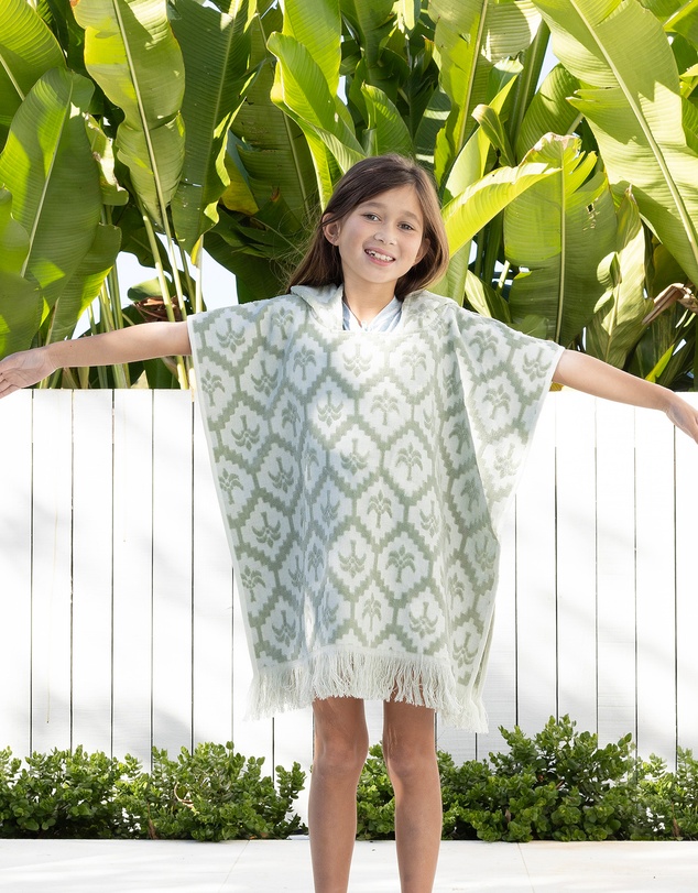 Bambury - Cocos Kids Poncho Sage