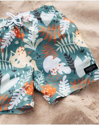 Vacancy Co - Abstract Leaf Swim Short