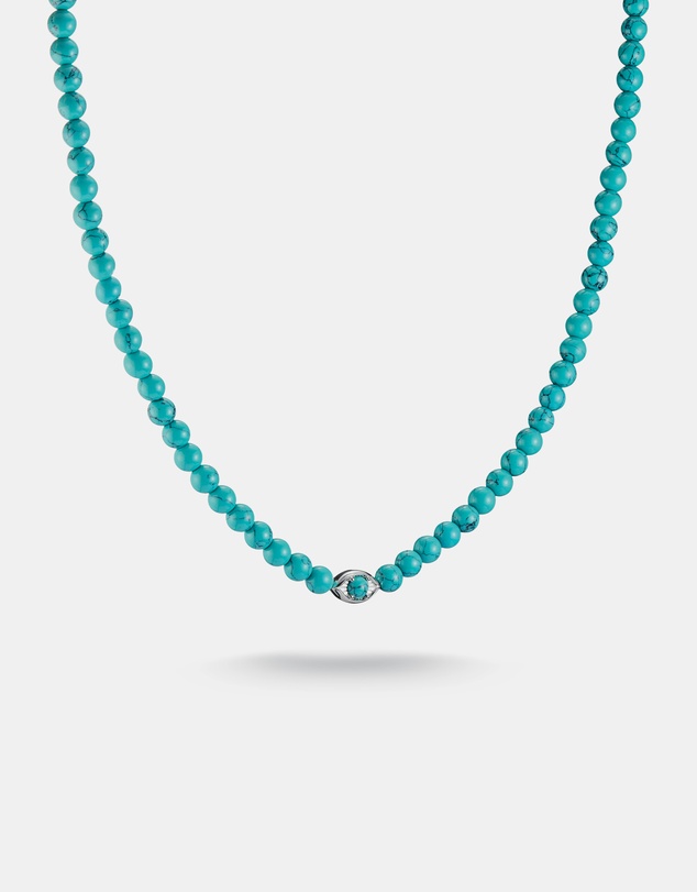 THOMAS SABO - THOMAS SABO Turquoise Eye Bead Necklace