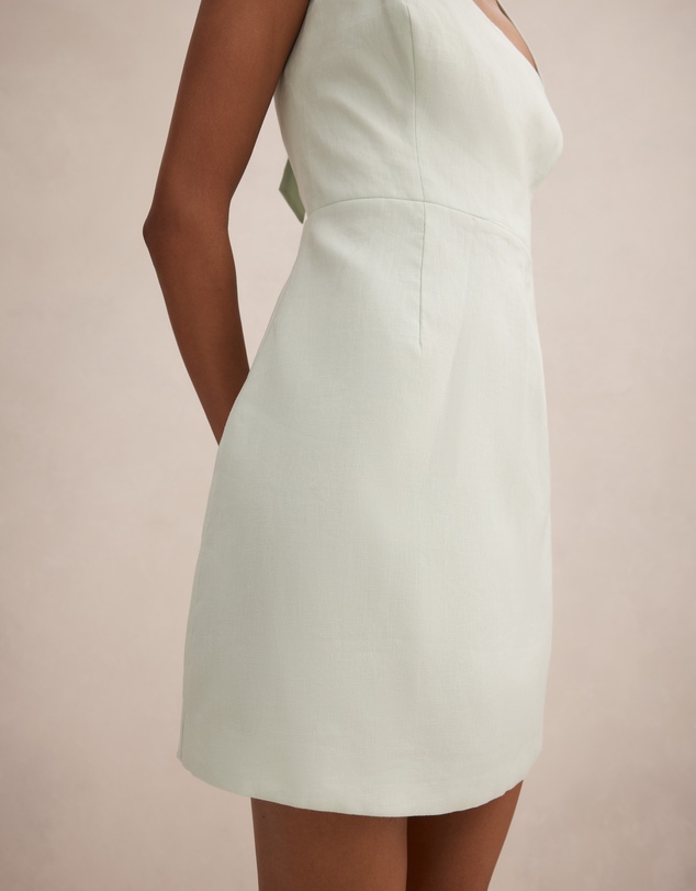 Forever New Petite - Jade Petite Halter Neck Tie Mini Dress