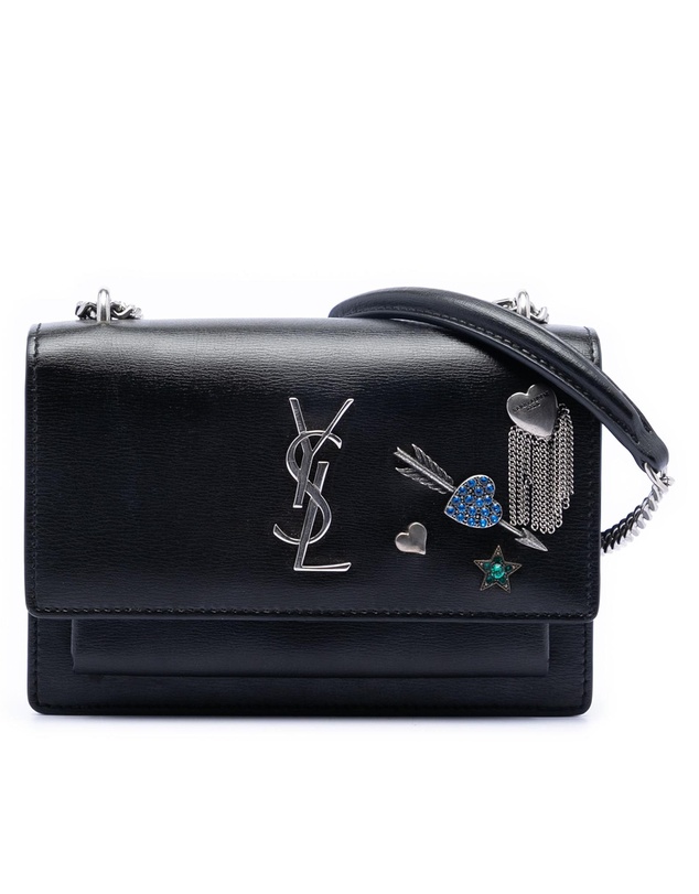 Pre-Loved by Azura Reborn - Pre-Loved Mini Calfskin Monogram Lucky Charms Sunset Wallet on Chain