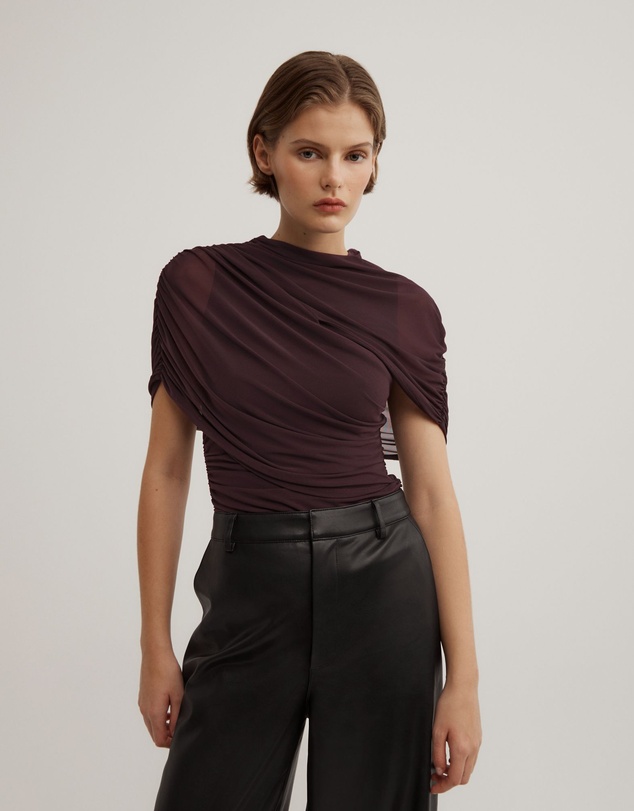 Witchery - Mesh Cape Top