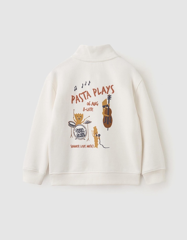 M.N.G - Pasta Sweatshirt - Babies-Kids