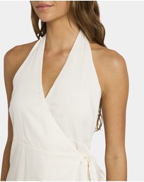 Billabong - Womens Dune Halter Wrap Mini Dress