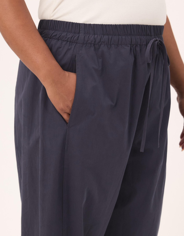 Atmos&Here Curvy - Sienna Cotton Barrel Leg Pants