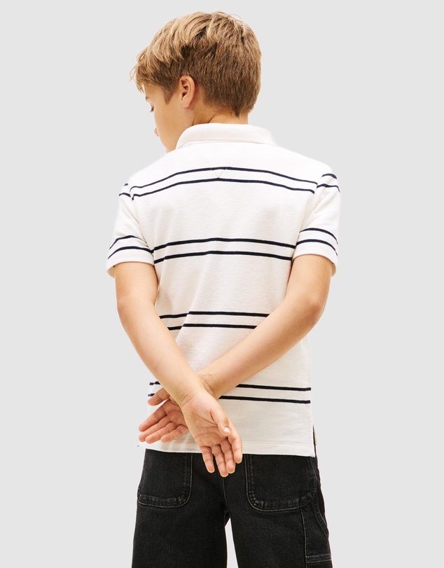 Tommy Hilfiger - Embossed Graphic Polo Shirt - Teens