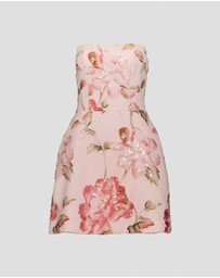 JUSTIN TONG - Ellaire Beaded Mini Dress