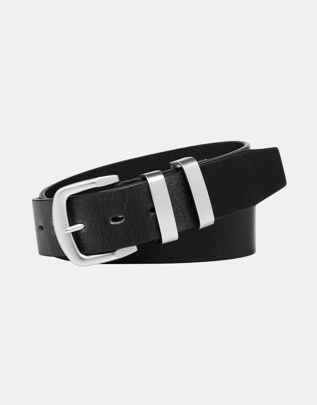 Buckle - Stockman. Australian Made Full Grain Natural Leather Belt. 38mm width.