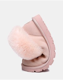 EVERAU - EverAU Ugg Mallow Slipper Sheepskin Upper House Shoes