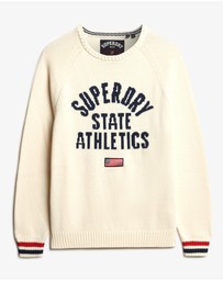 Superdry - Slouchy Intarsia Graphic Knit