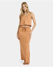 Billabong - Womens Embers Knit Midi Skirt