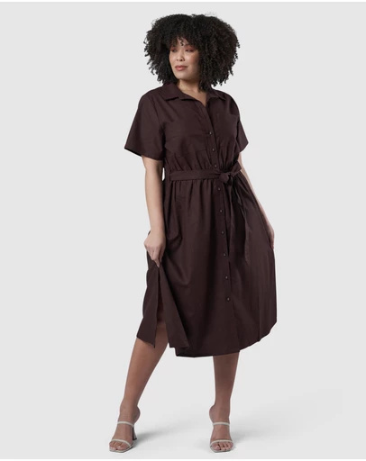 Something 4 Olivia - Frankie Shirt Midi Dress