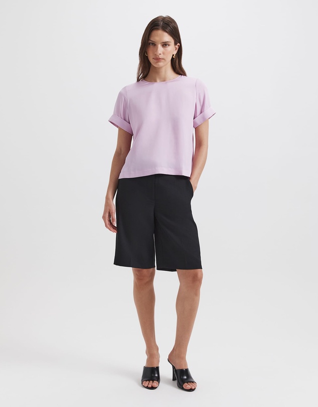 SABA - Sadie Silk Short Sleeve Tee