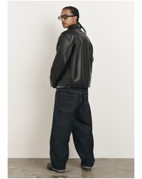 Black Noise White Rain - Raw Selvedge Denim Jeans