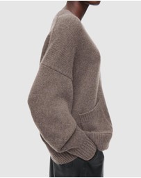 COS - Chunky Cashmere-Blend Cardigan