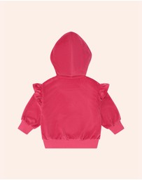 Huxbaby - Very Cherry Velour Zip Up Hoodie - Babies