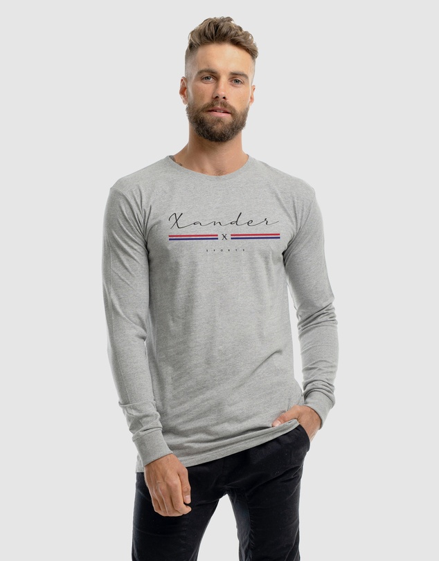 Xander - Grid Long Sleeve Tee