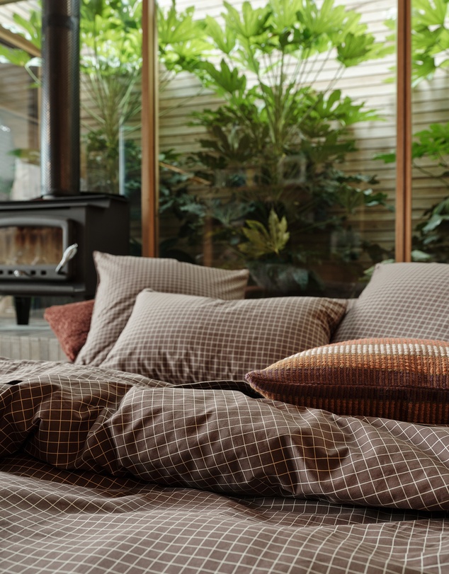 Linen House - Volley Check Quilt Cover Set