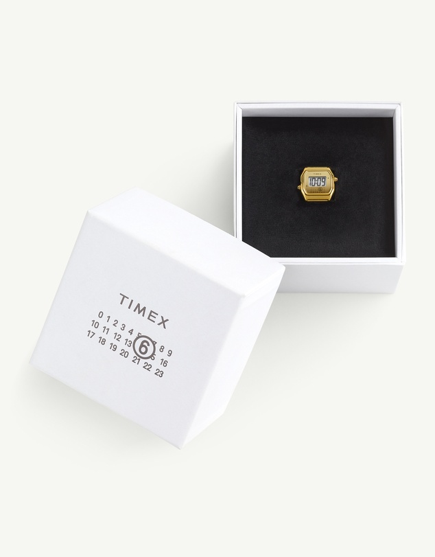 TIMEX - Timex x MM6 T80 Gold-tone Ring Watch