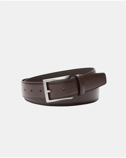 Buckle - Dalton. Classic Leather Belt. 35mm width.
