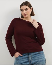 Atmos&Here Curvy - Bella Fine Knit Top