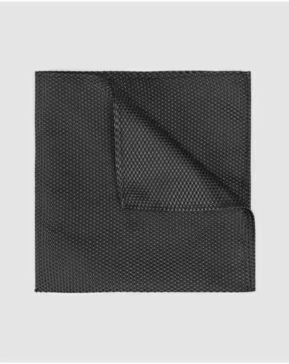 Politix - Silk Textured Two-tone Pocket Square