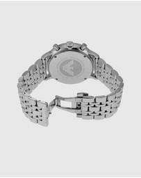 Emporio Armani - Silver Tone Chronograph Watch