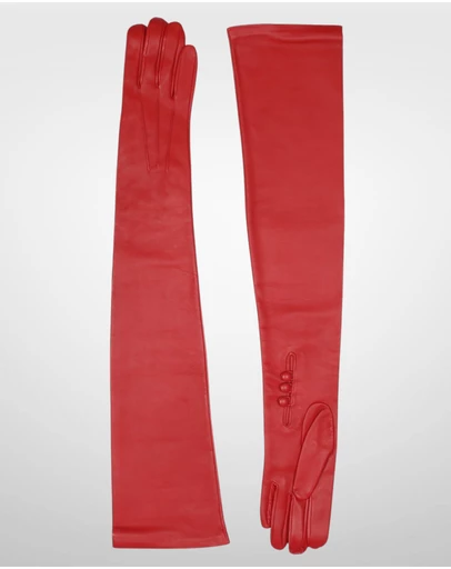 DENTS - Three-Point Long Opera Length Leather Gloves