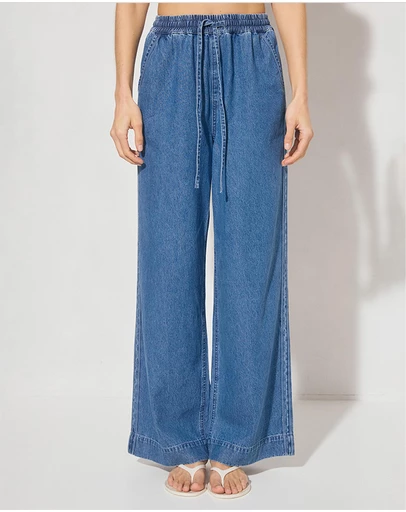 MON RENN - Indigo Denim Pants