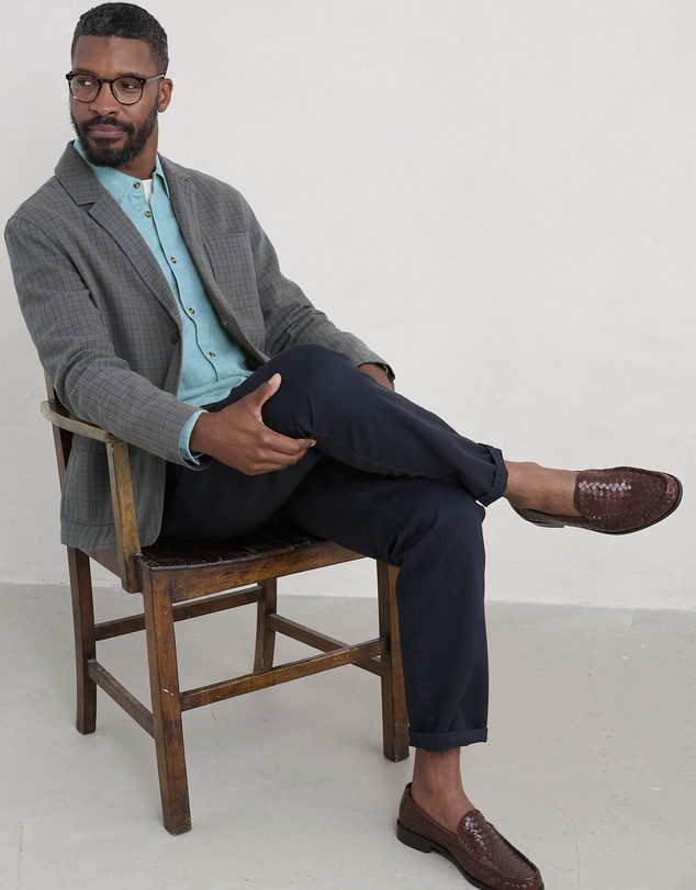 Seasalt - Seasalt Cornwall Grey Farrier Blazer