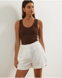 Atmos&Here - Isla Linen Blend Shorts