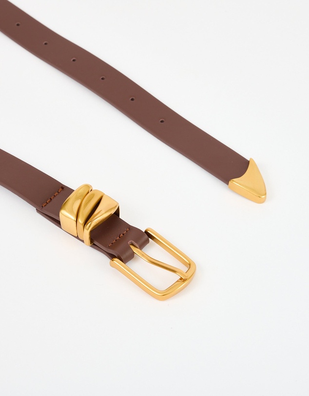 Sol Sana - Crescent Belt Cocoa/Gold